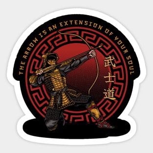 Samurai Archer Sticker